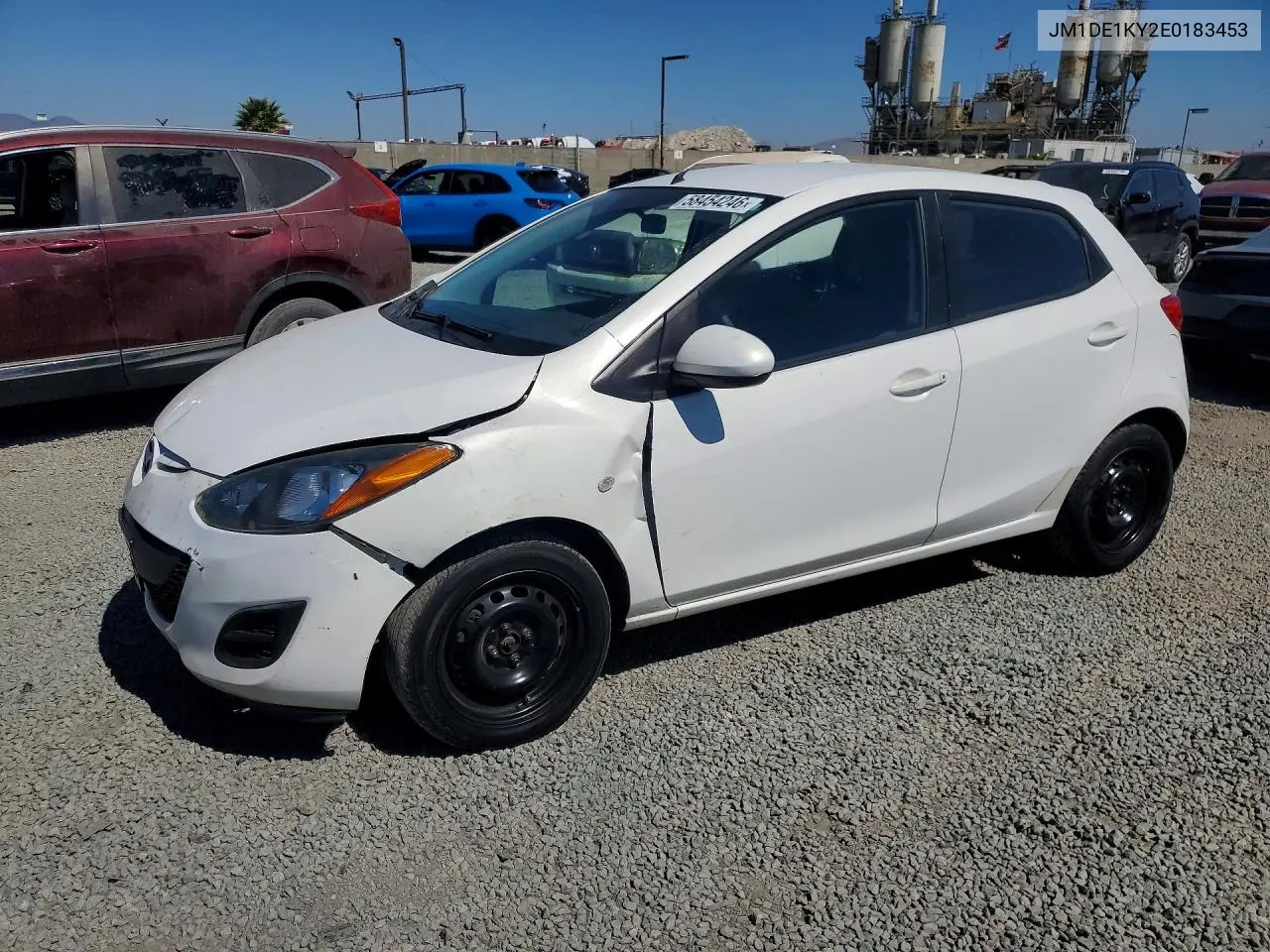 2014 Mazda Mazda2 Sport VIN: JM1DE1KY2E0183453 Lot: 58454246