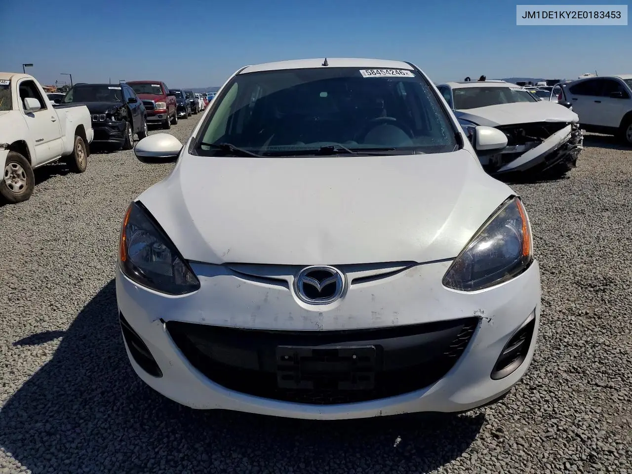 2014 Mazda Mazda2 Sport VIN: JM1DE1KY2E0183453 Lot: 58454246