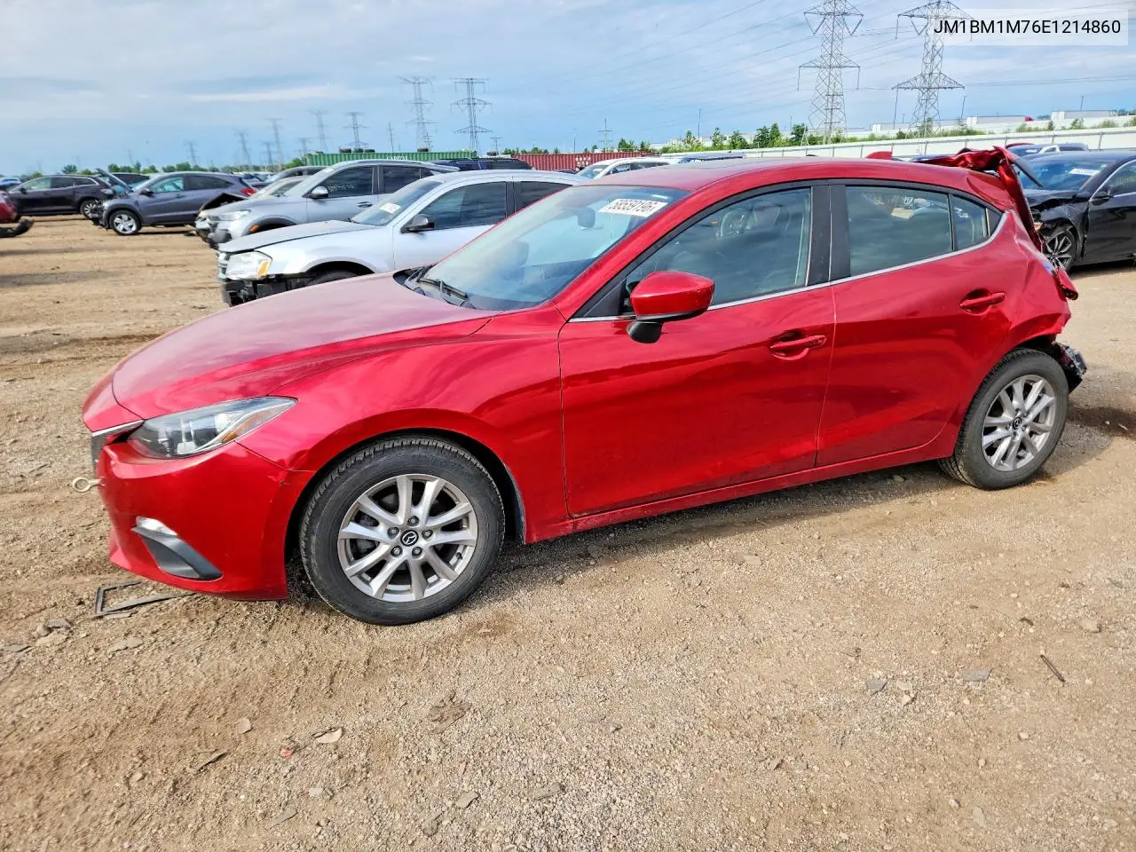 2014 Mazda 3 Grand Touring VIN: JM1BM1M76E1214860 Lot: 58559196