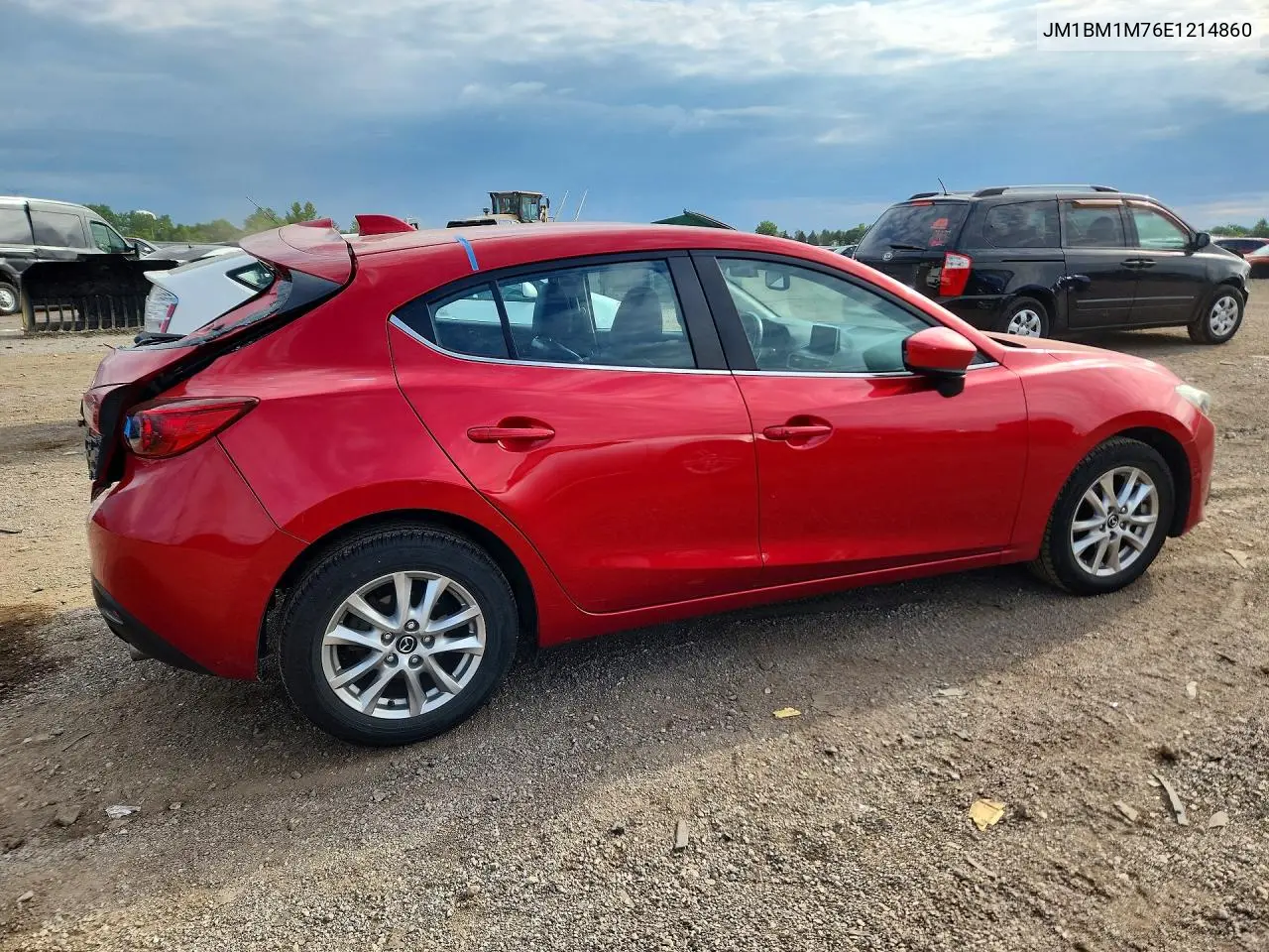 2014 Mazda 3 Grand Touring VIN: JM1BM1M76E1214860 Lot: 58559196