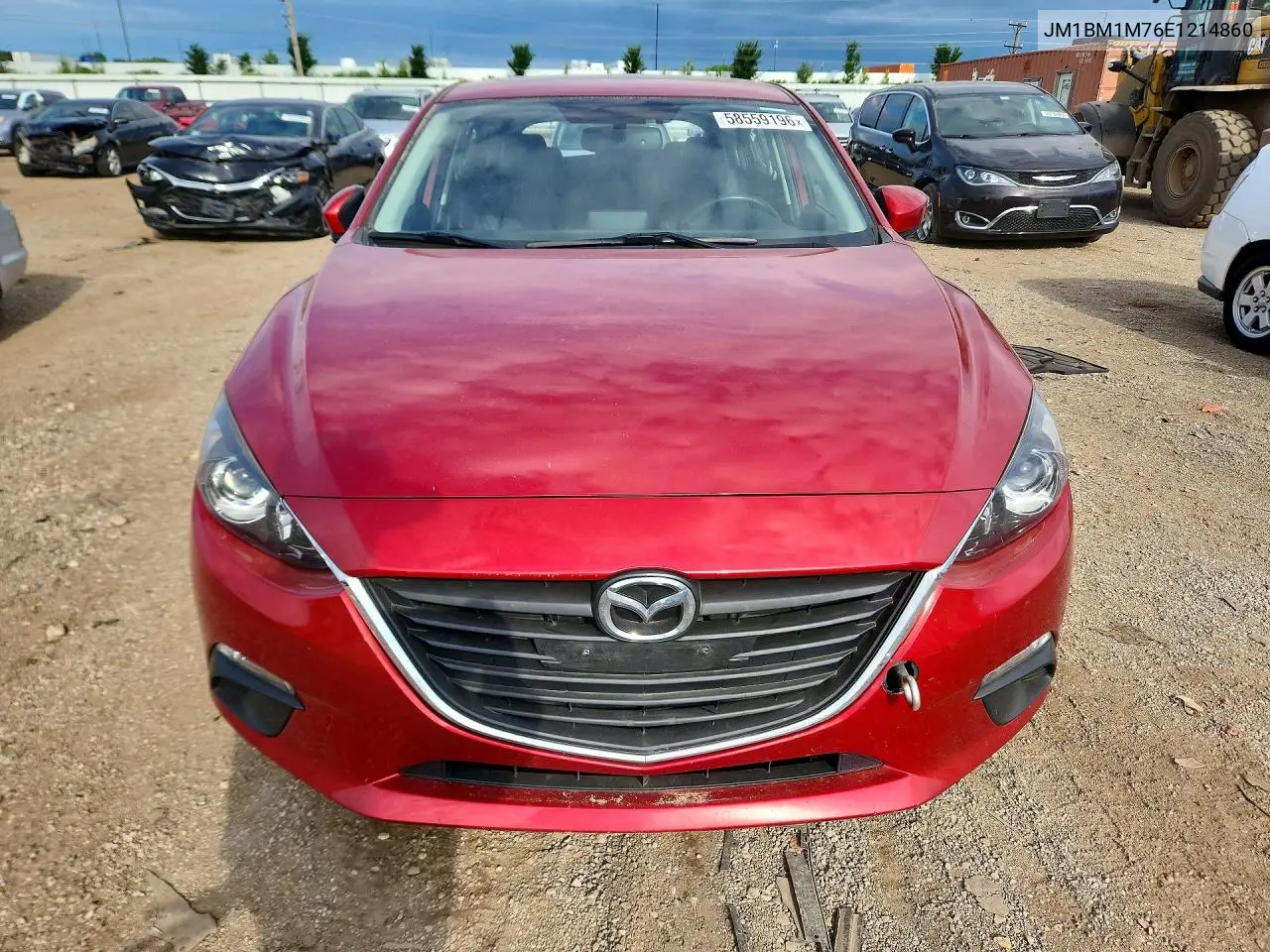 2014 Mazda 3 Grand Touring VIN: JM1BM1M76E1214860 Lot: 58559196
