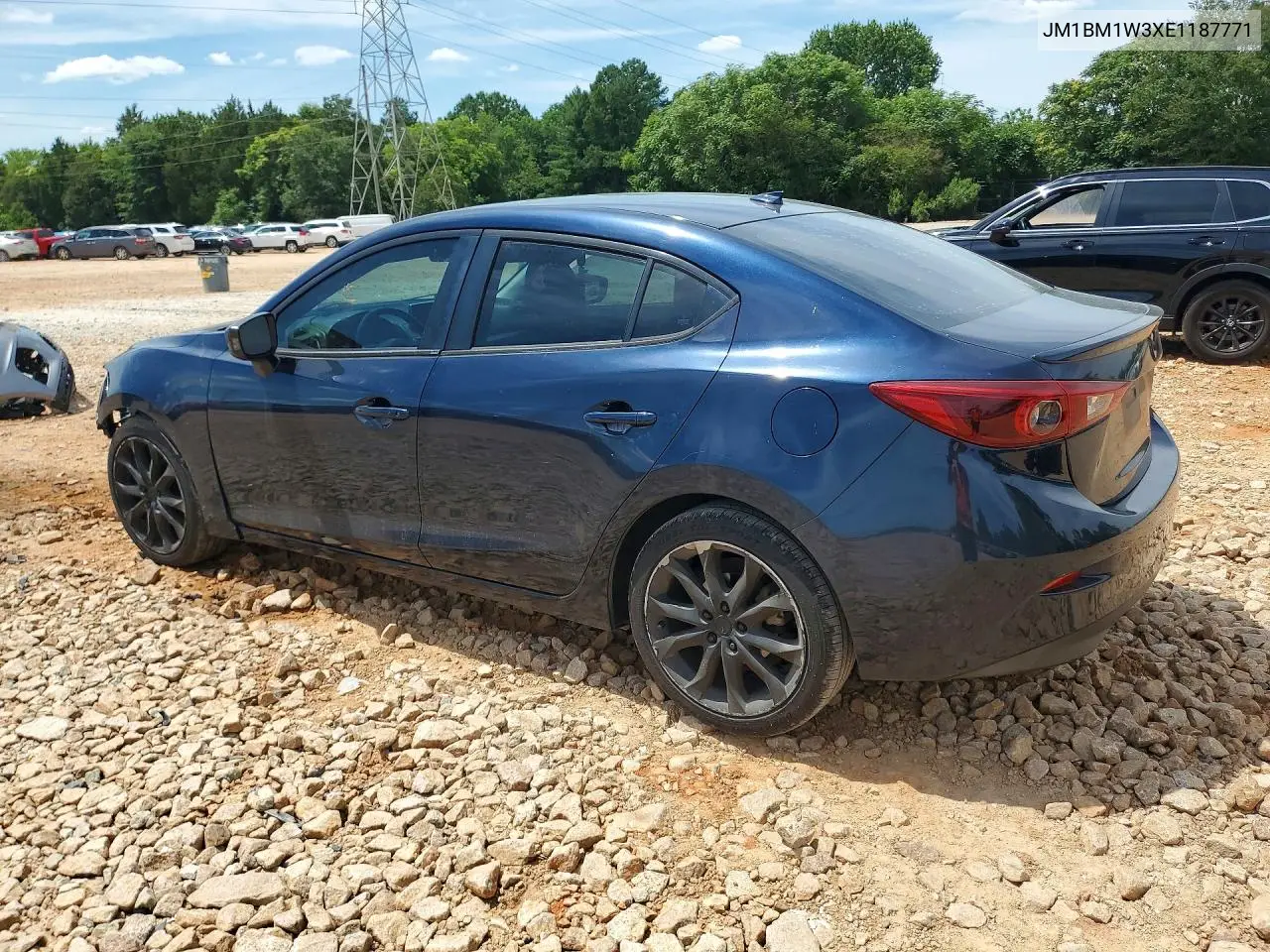 2014 Mazda 3 Grand Touring VIN: JM1BM1W3XE1187771 Lot: 58698596