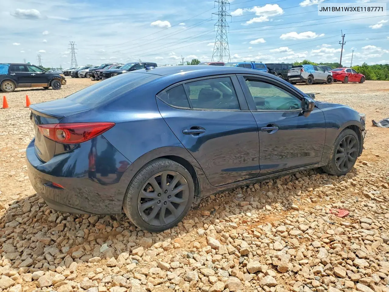 2014 Mazda 3 Grand Touring VIN: JM1BM1W3XE1187771 Lot: 58698596