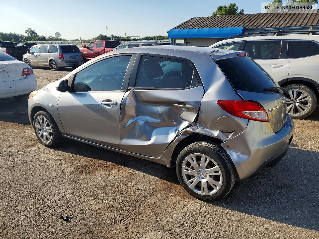 2014 Mazda Mazda2 Sport VIN: JM1DE1KY4E0184636 Lot: 60926126
