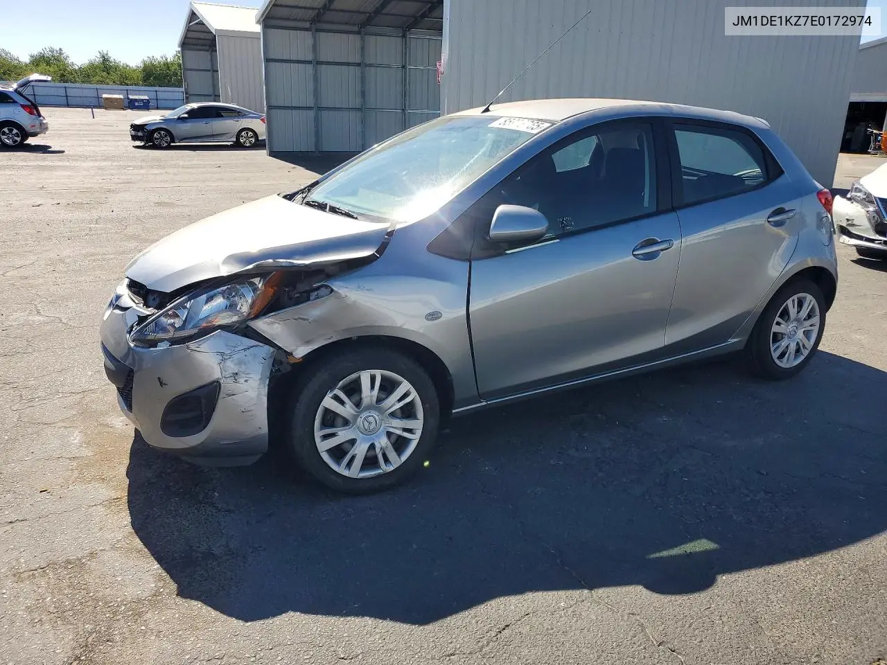 2014 Mazda Mazda2 Sport VIN: JM1DE1KZ7E0172974 Lot: 85976765