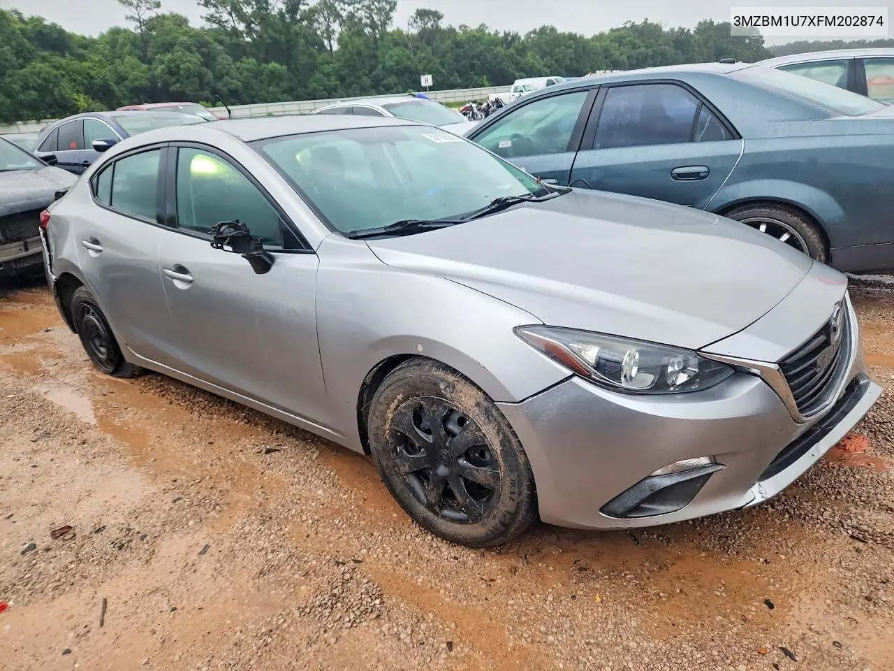 2015 Mazda 3 Sport VIN: 3MZBM1U7XFM202874 Lot: 56798536