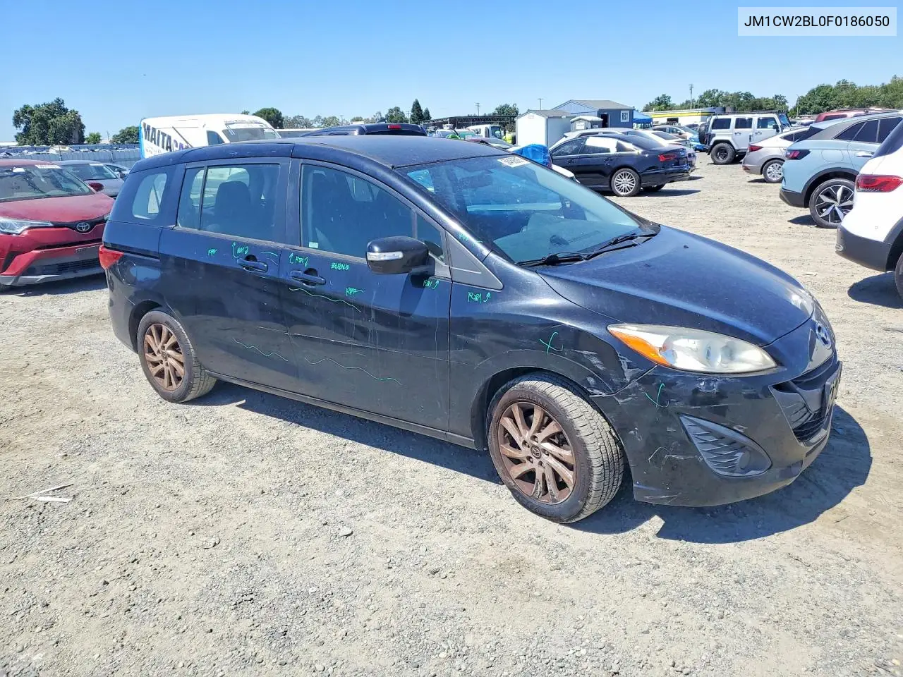 2015 Mazda 5 Sport VIN: JM1CW2BL0F0186050 Lot: 58468506