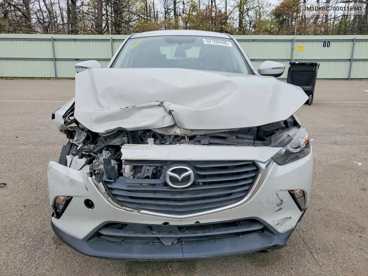 2016 Mazda Cx-3 Touring VIN: JM1DKBC70G0116941 Lot: 52709406