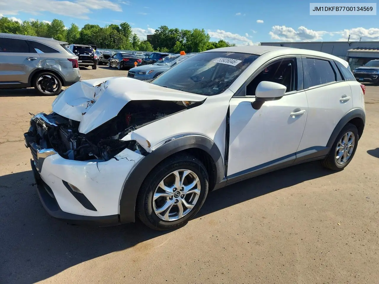 2016 Mazda Cx-3 Sport VIN: JM1DKFB77G0134569 Lot: 53928046