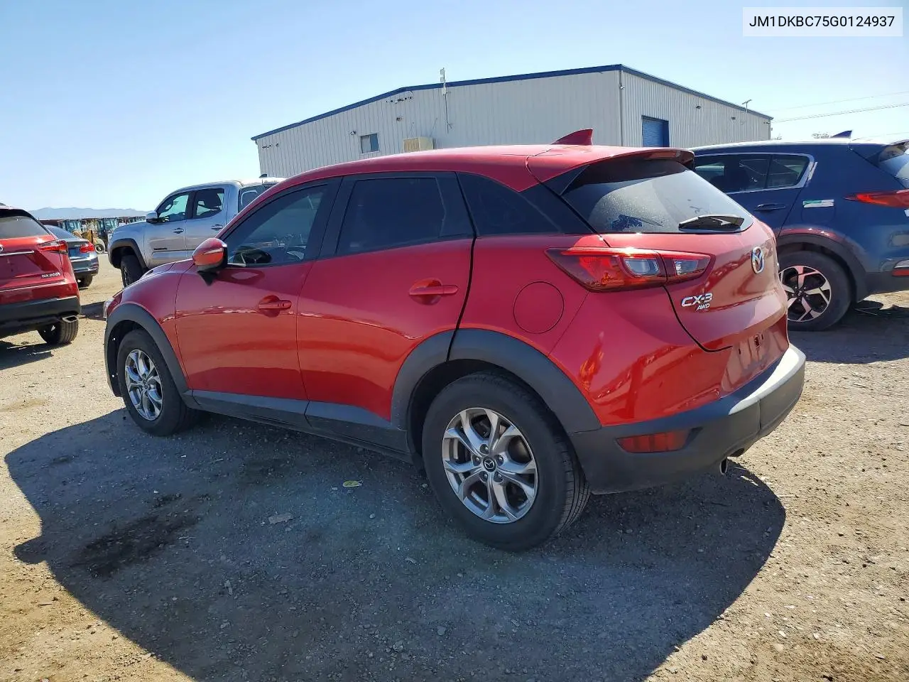 2016 Mazda Cx-3 Touring VIN: JM1DKBC75G0124937 Lot: 55713826
