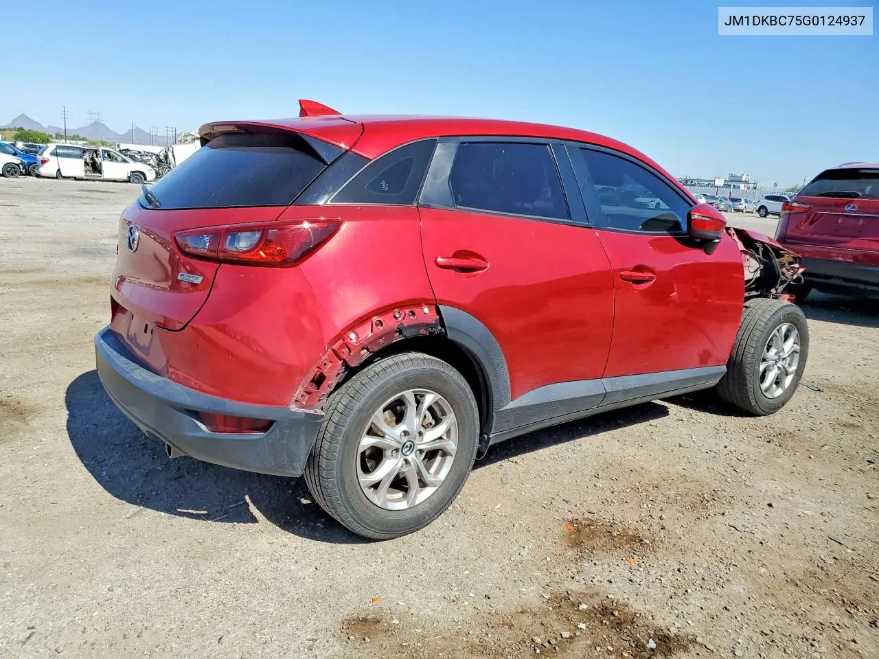 2016 Mazda Cx-3 Touring VIN: JM1DKBC75G0124937 Lot: 55713826