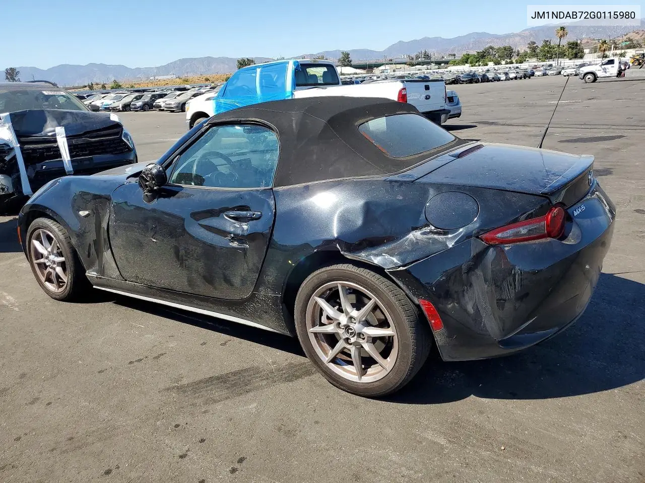 2016 Mazda Mx-5 Miata Sport VIN: JM1NDAB72G0115980 Lot: 57219736