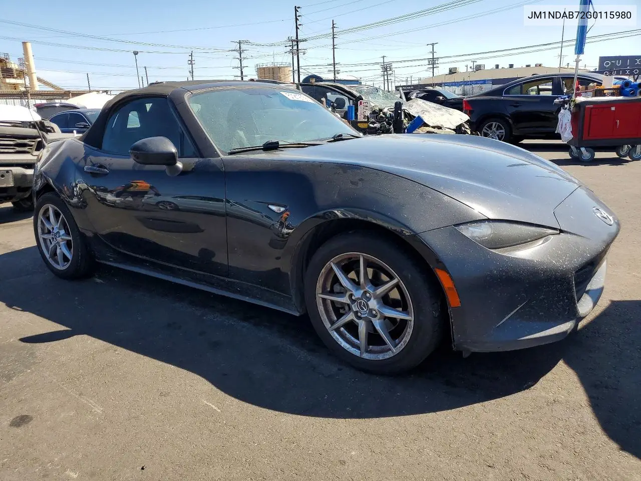 2016 Mazda Mx-5 Miata Sport VIN: JM1NDAB72G0115980 Lot: 57219736