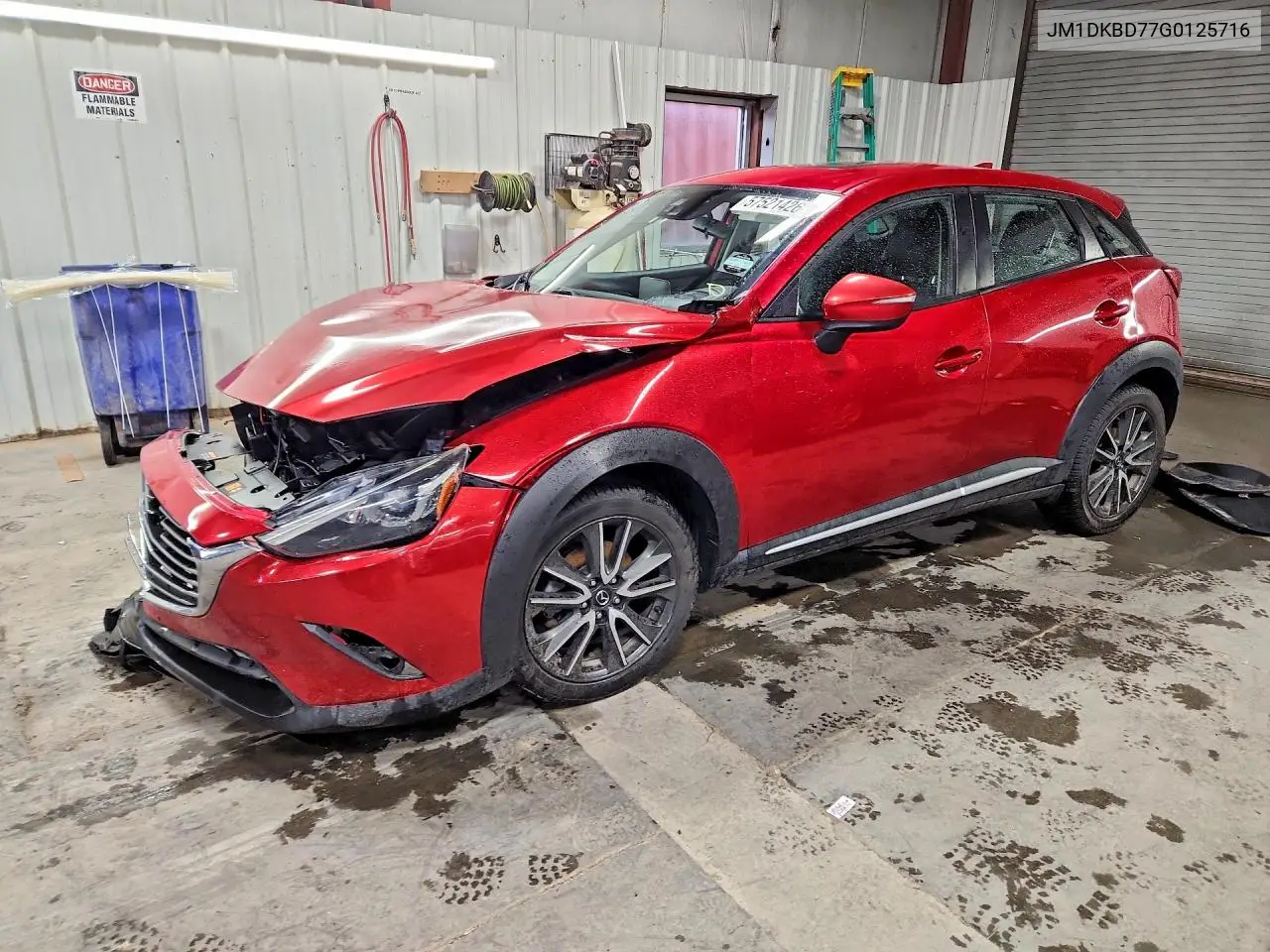 2016 Mazda Cx-3 Grand Touring VIN: JM1DKBD77G0125716 Lot: 57521426