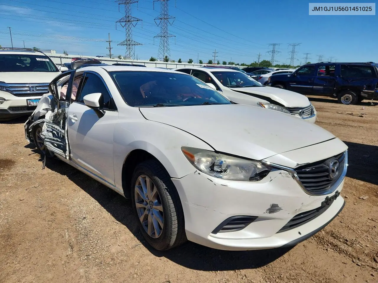 2016 Mazda 6 Sport VIN: JM1GJ1U56G1451025 Lot: 57705746