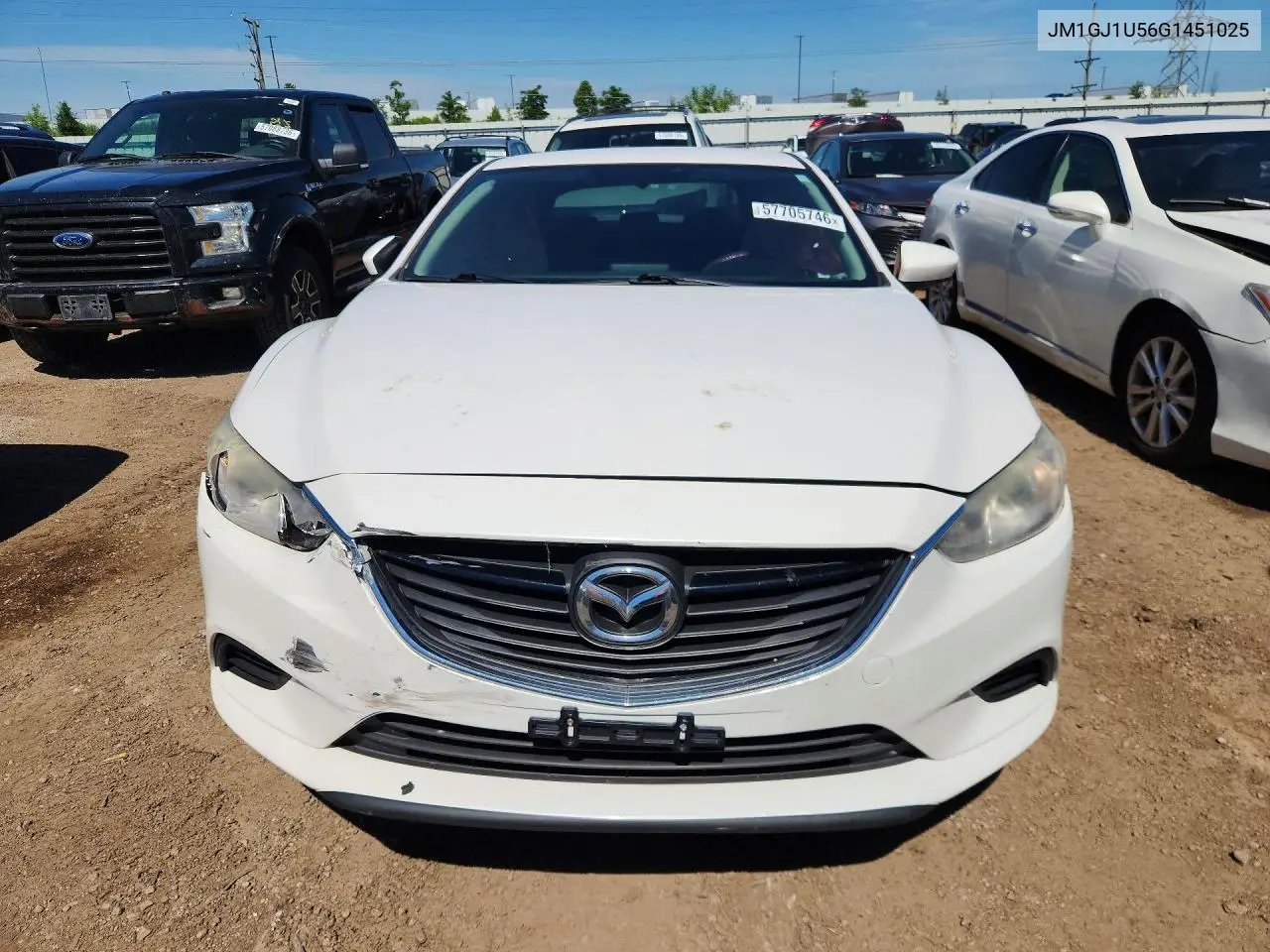 2016 Mazda 6 Sport VIN: JM1GJ1U56G1451025 Lot: 57705746
