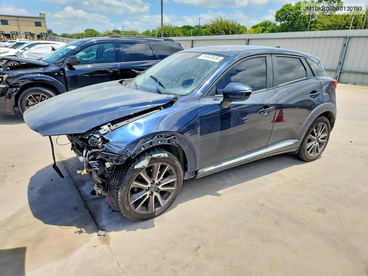 2016 Mazda Cx-3 Grand Touring VIN: JM1DKBD70G0120793 Lot: 57822636