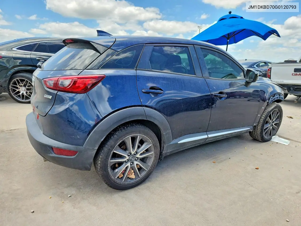 2016 Mazda Cx-3 Grand Touring VIN: JM1DKBD70G0120793 Lot: 57822636