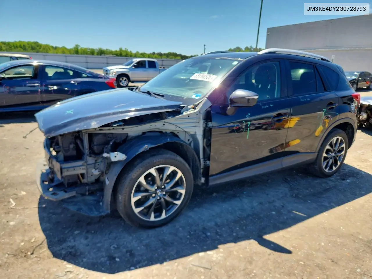2016 Mazda Cx-5 Gt VIN: JM3KE4DY2G0728793 Lot: 58108526