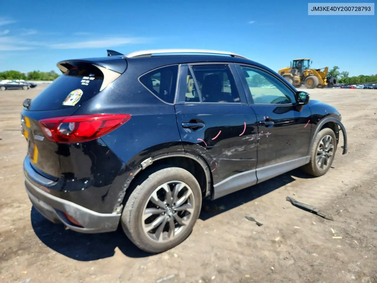 2016 Mazda Cx-5 Gt VIN: JM3KE4DY2G0728793 Lot: 58108526