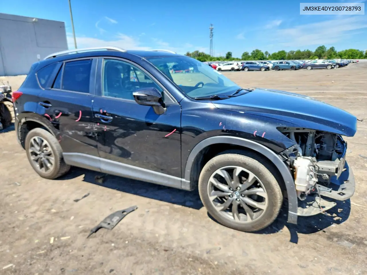 2016 Mazda Cx-5 Gt VIN: JM3KE4DY2G0728793 Lot: 58108526