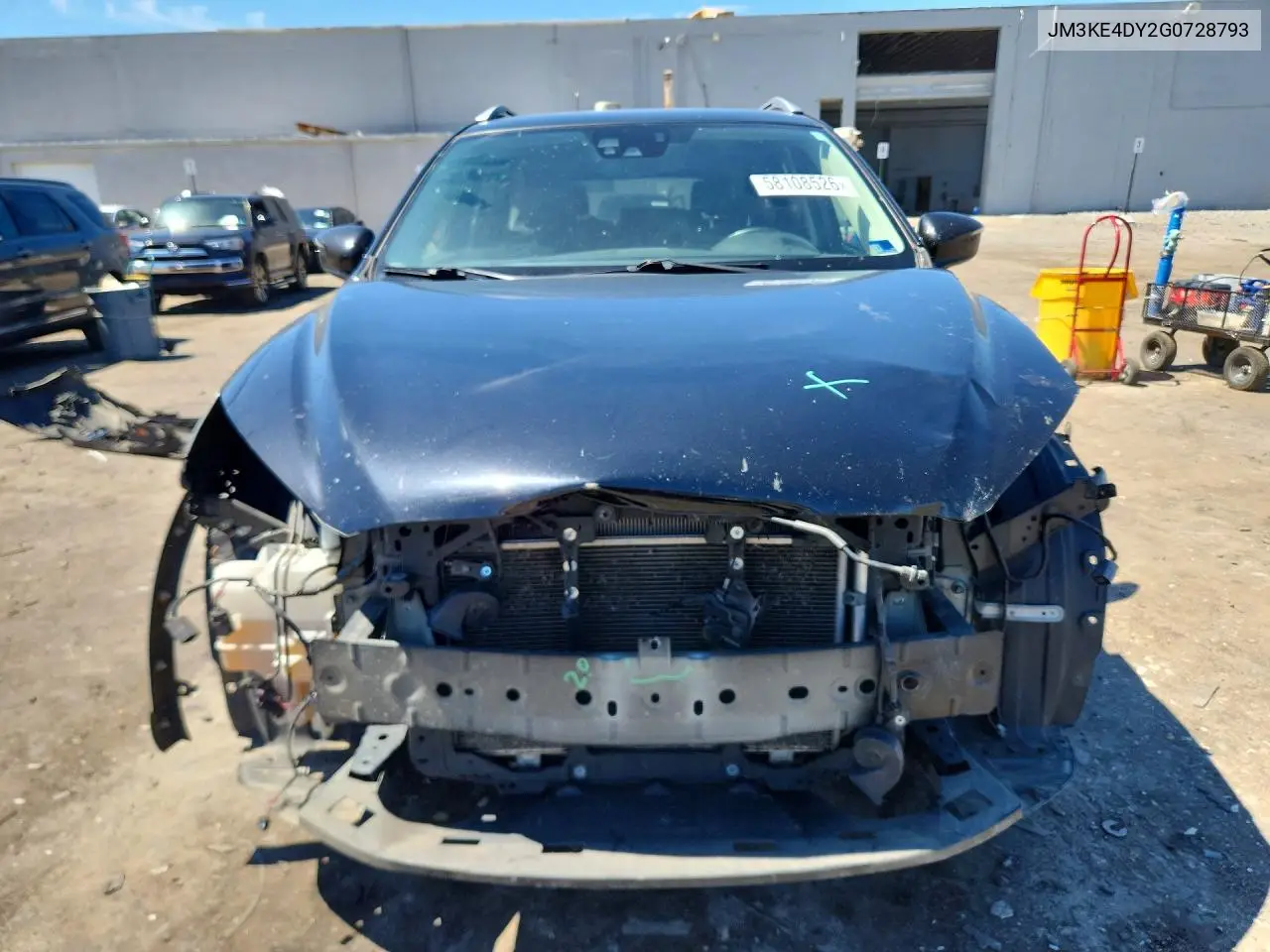 2016 Mazda Cx-5 Gt VIN: JM3KE4DY2G0728793 Lot: 58108526