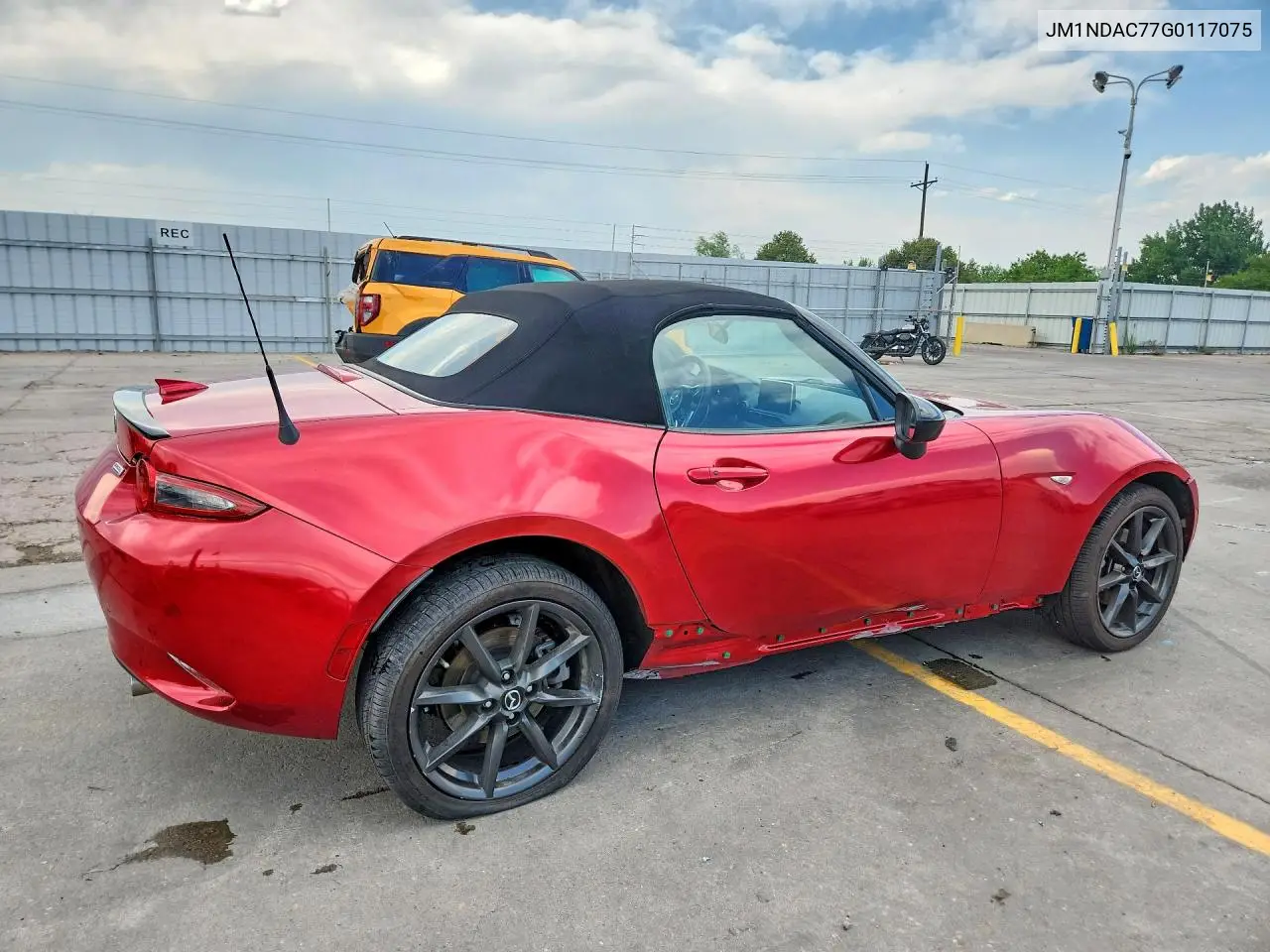 2016 Mazda Mx-5 Miata Club VIN: JM1NDAC77G0117075 Lot: 58154816