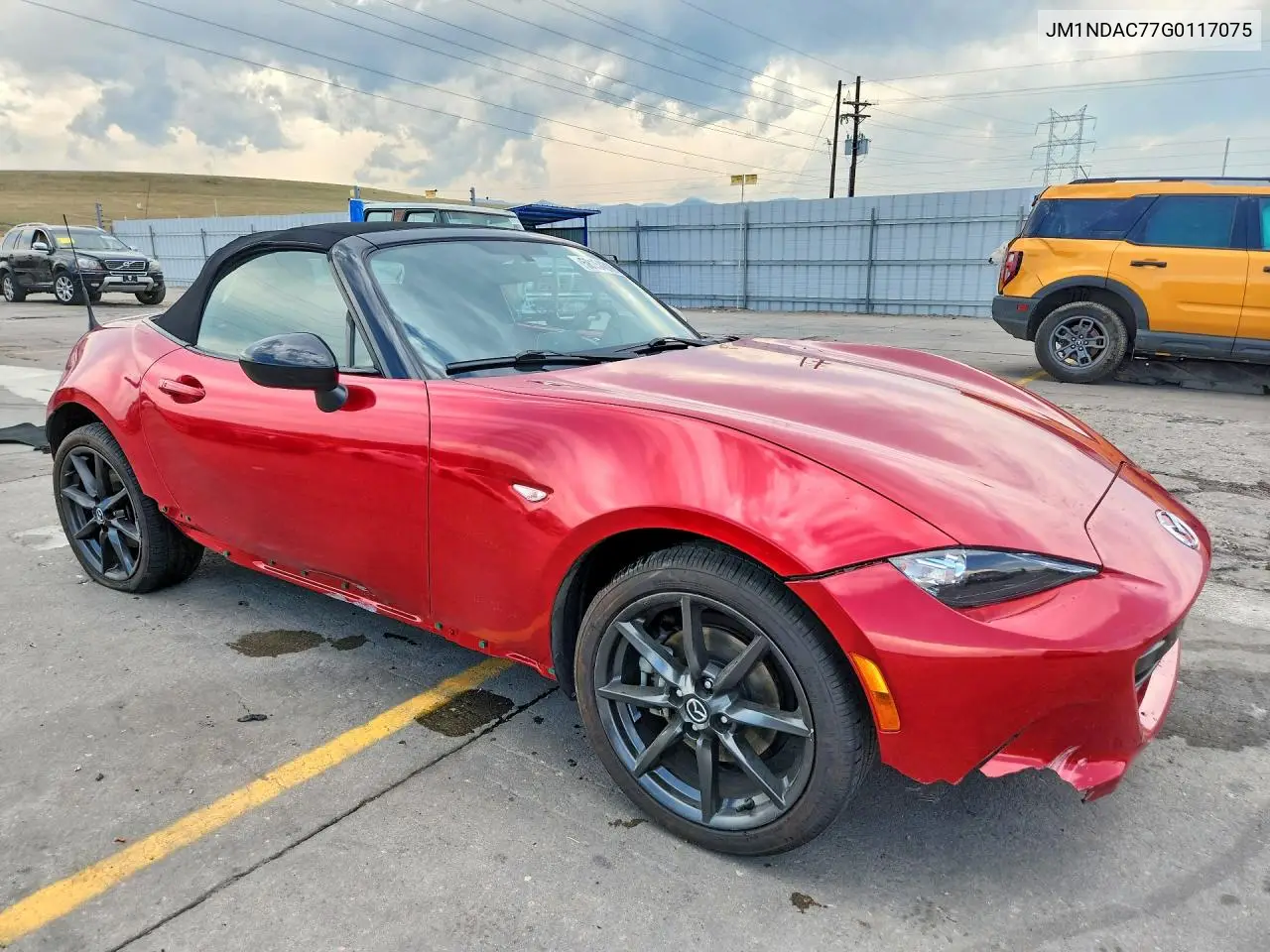 2016 Mazda Mx-5 Miata Club VIN: JM1NDAC77G0117075 Lot: 58154816
