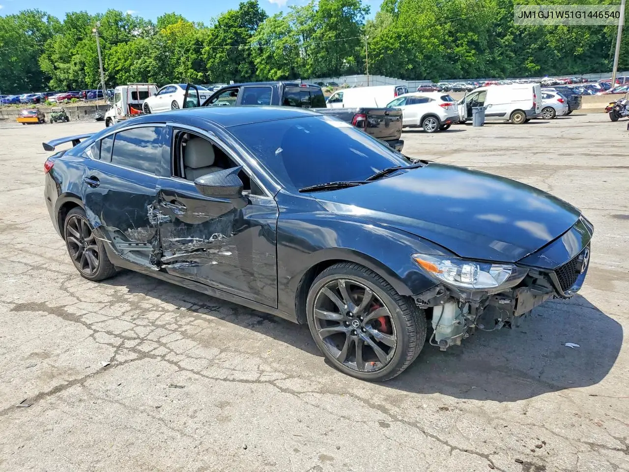 2016 Mazda 6 Grand Touring VIN: JM1GJ1W51G1446540 Lot: 58239636