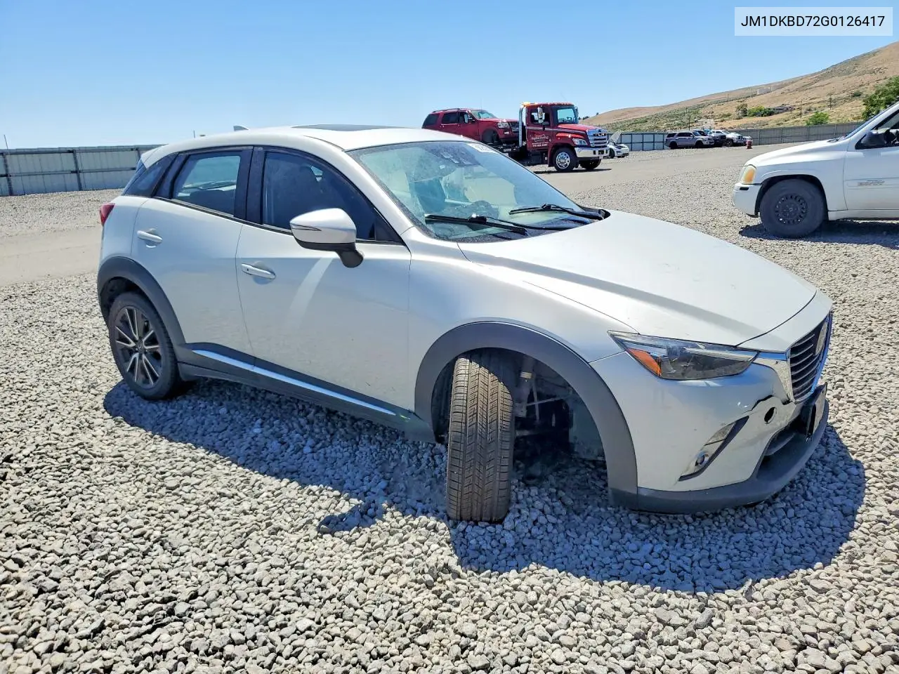 2016 Mazda Cx-3 Grand Touring VIN: JM1DKBD72G0126417 Lot: 58260596