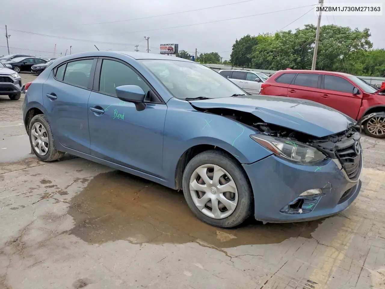 2016 Mazda 3 Sport VIN: 3MZBM1J73GM271363 Lot: 58271126