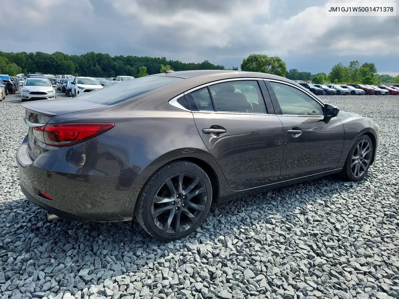 2016 Mazda 6 Grand Touring VIN: JM1GJ1W50G1471378 Lot: 60335016