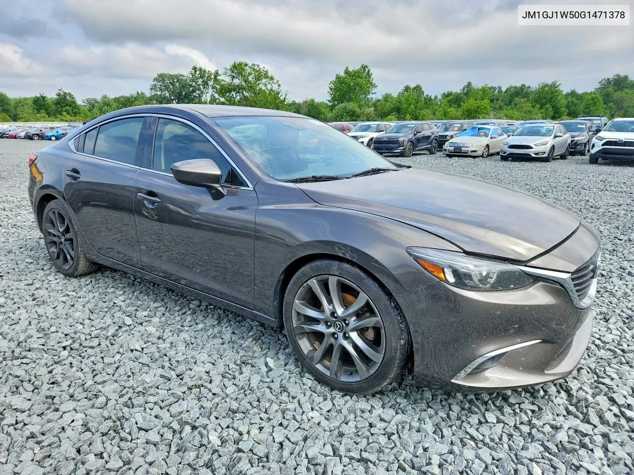 2016 Mazda 6 Grand Touring VIN: JM1GJ1W50G1471378 Lot: 60335016