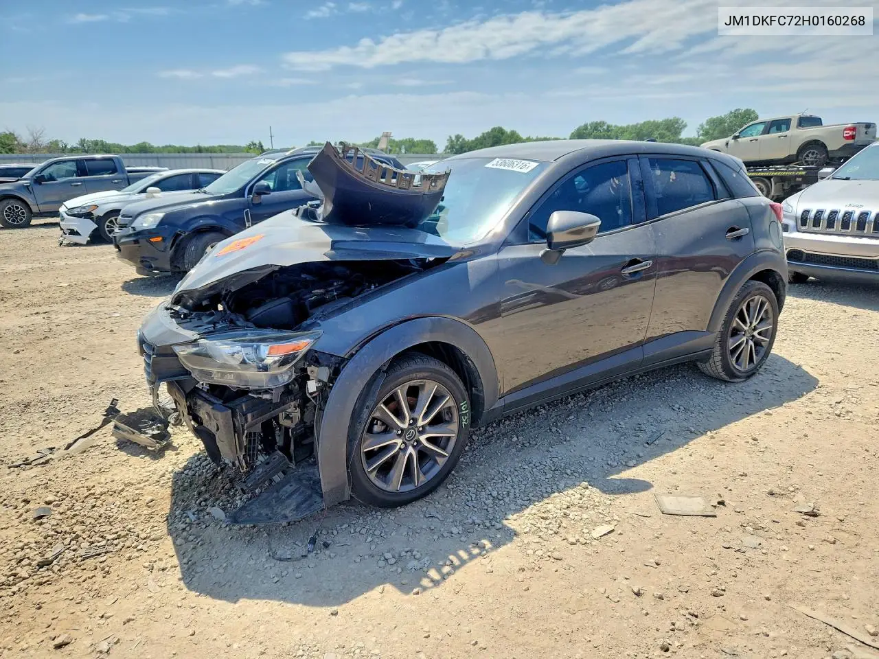 2017 Mazda Cx-3 Touring VIN: JM1DKFC72H0160268 Lot: 53606316