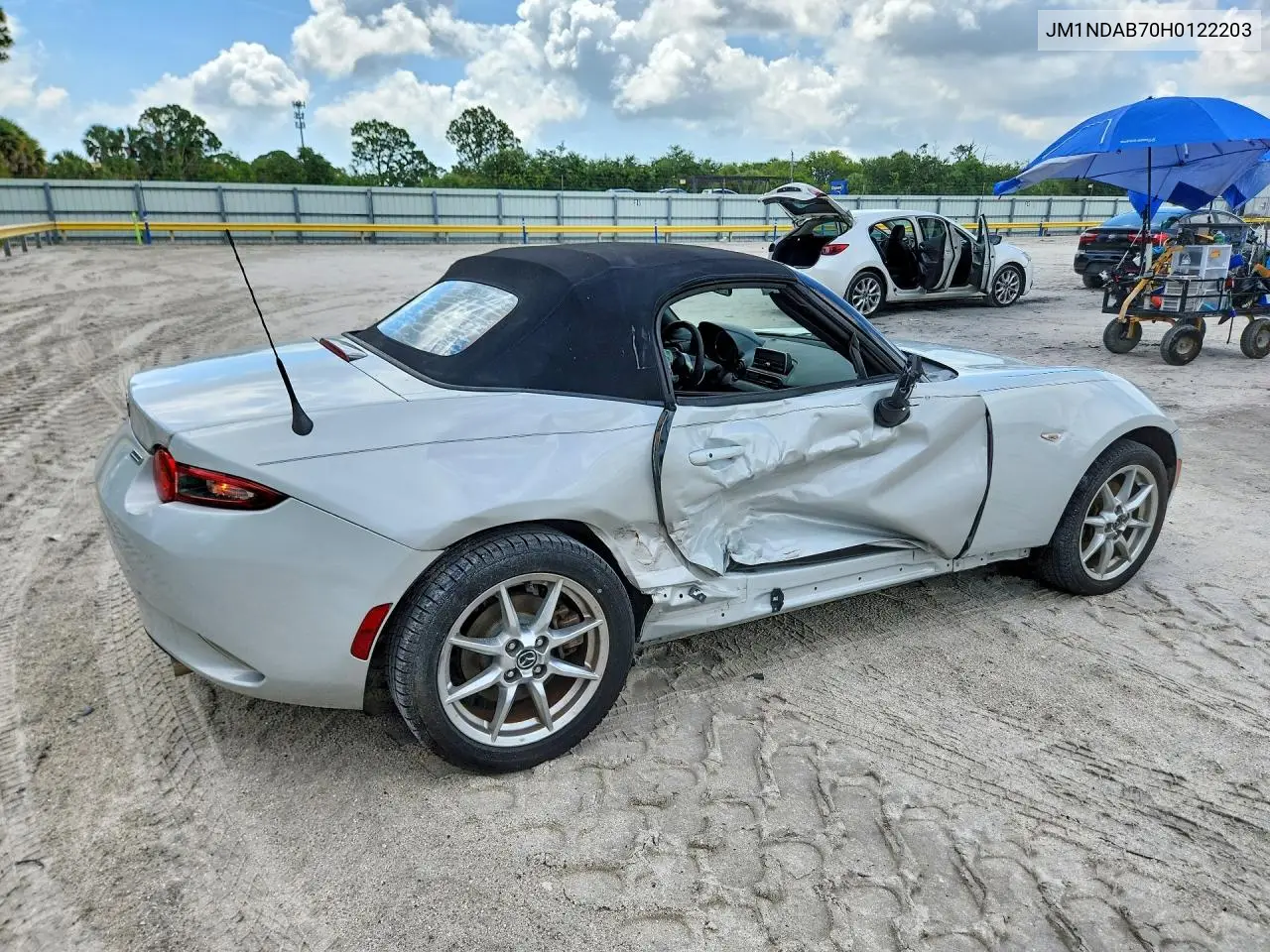 2017 Mazda Miata VIN: JM1NDAB70H0122203 Lot: 55957706