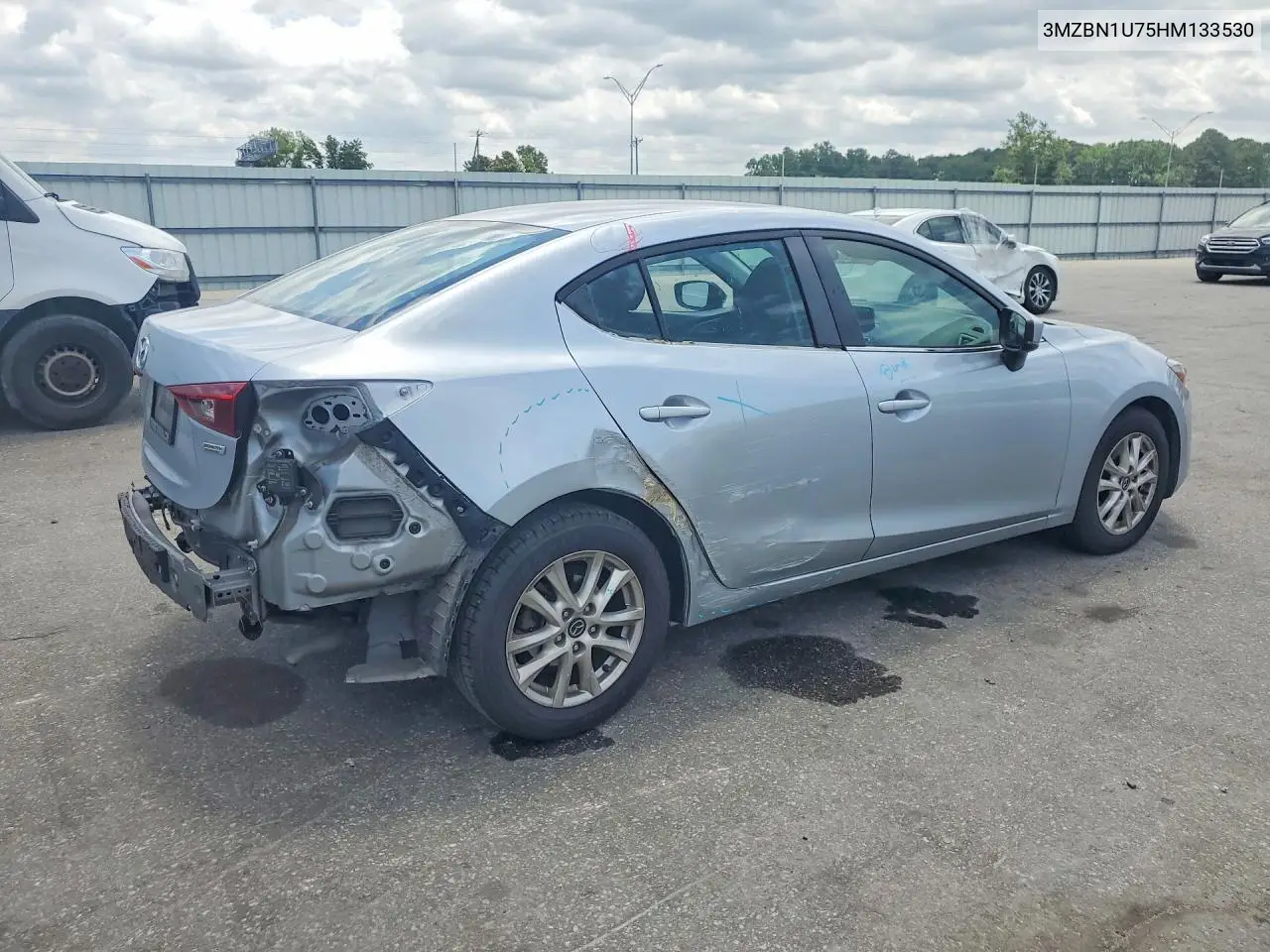 2017 Mazda 3 Sport VIN: 3MZBN1U75HM133530 Lot: 56128256