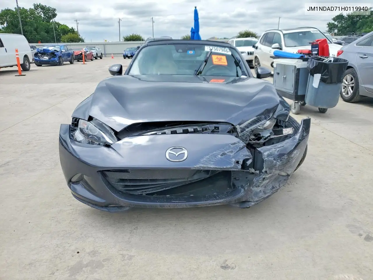2017 Mazda Mx-5 Miata Grand Touring VIN: JM1NDAD71H0119940 Lot: 57507986