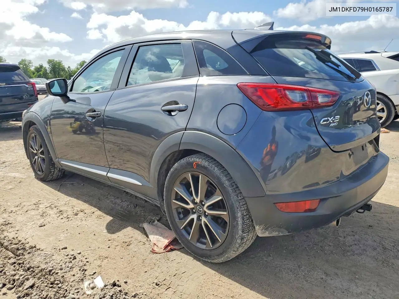 2017 Mazda Cx-3 Grand Touring VIN: JM1DKFD79H0165787 Lot: 57949656