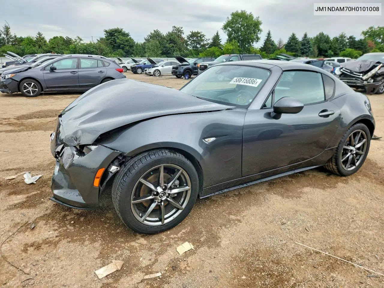 2017 Mazda Mx-5 Miata Grand Touring VIN: JM1NDAM70H0101008 Lot: 58615886
