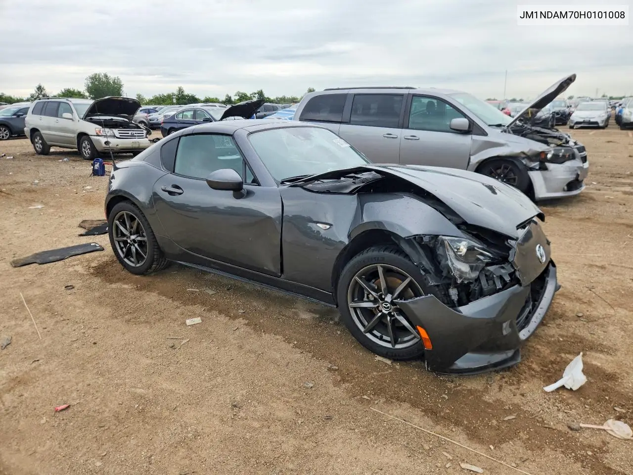 2017 Mazda Mx-5 Miata Grand Touring VIN: JM1NDAM70H0101008 Lot: 58615886
