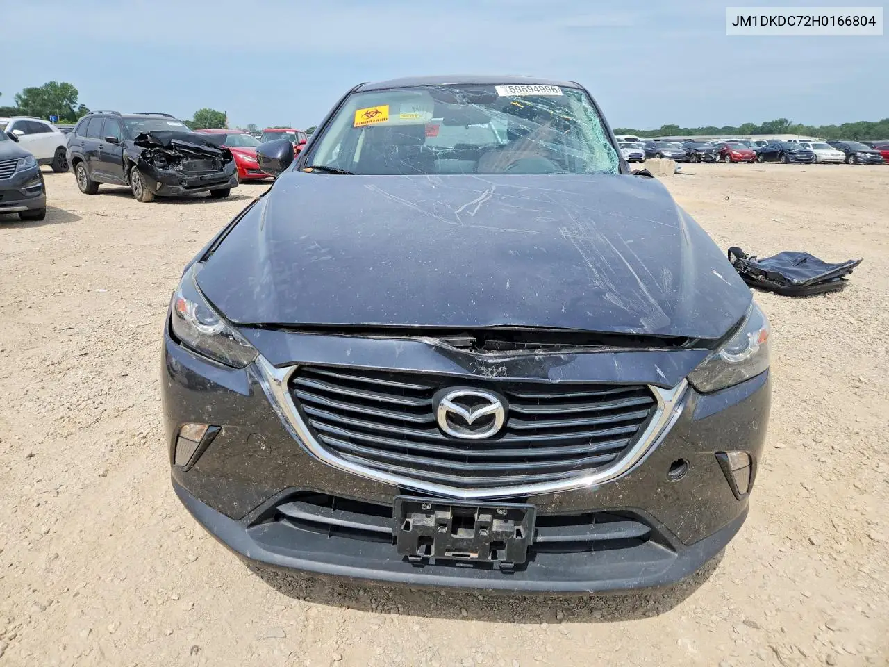 2017 Mazda Cx-3 Touring VIN: JM1DKDC72H0166804 Lot: 59594996