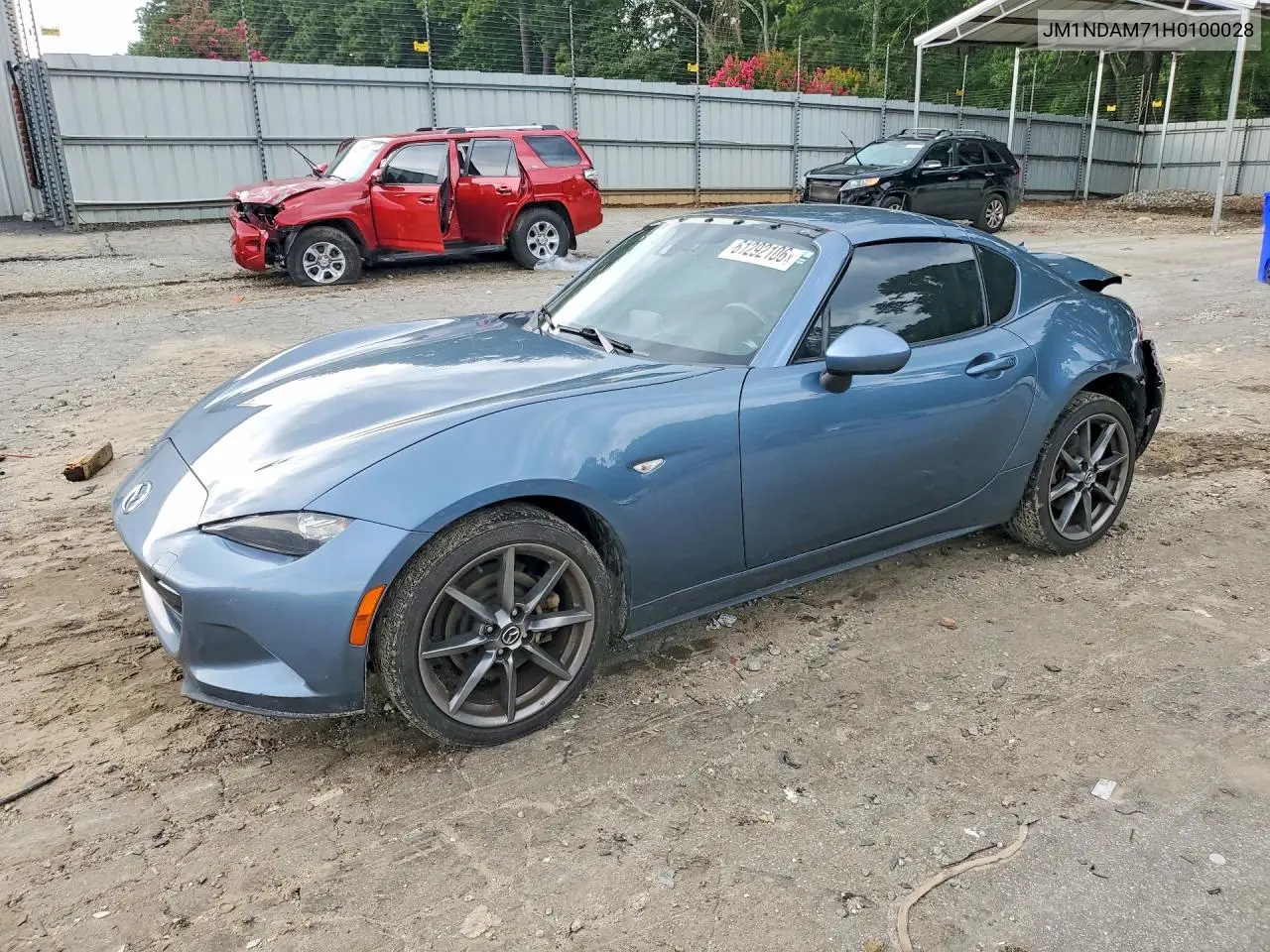 2017 Mazda Mx-5 Miata Grand Touring VIN: JM1NDAM71H0100028 Lot: 61292106