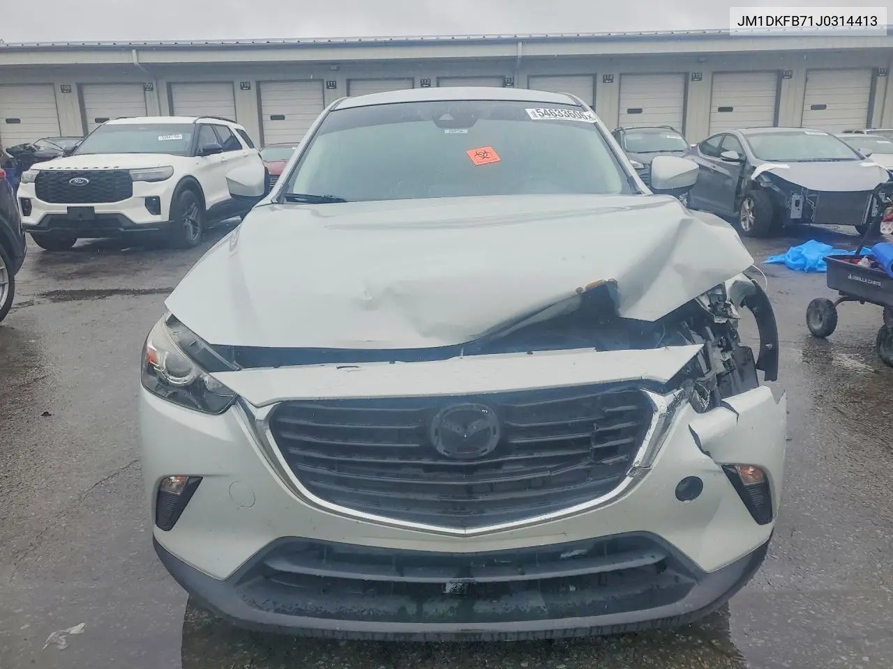 2018 Mazda Cx-3 Sport VIN: JM1DKFB71J0314413 Lot: 54633606