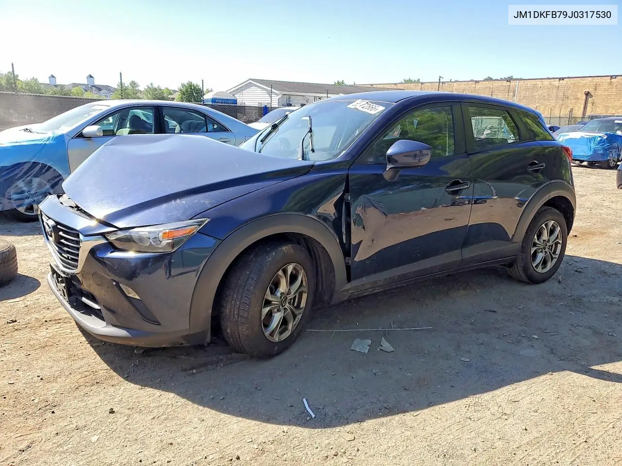 2018 Mazda Cx-3 Sport VIN: JM1DKFB79J0317530 Lot: 55672866