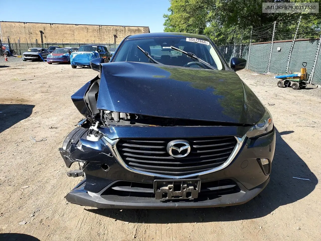 2018 Mazda Cx-3 Sport VIN: JM1DKFB79J0317530 Lot: 55672866