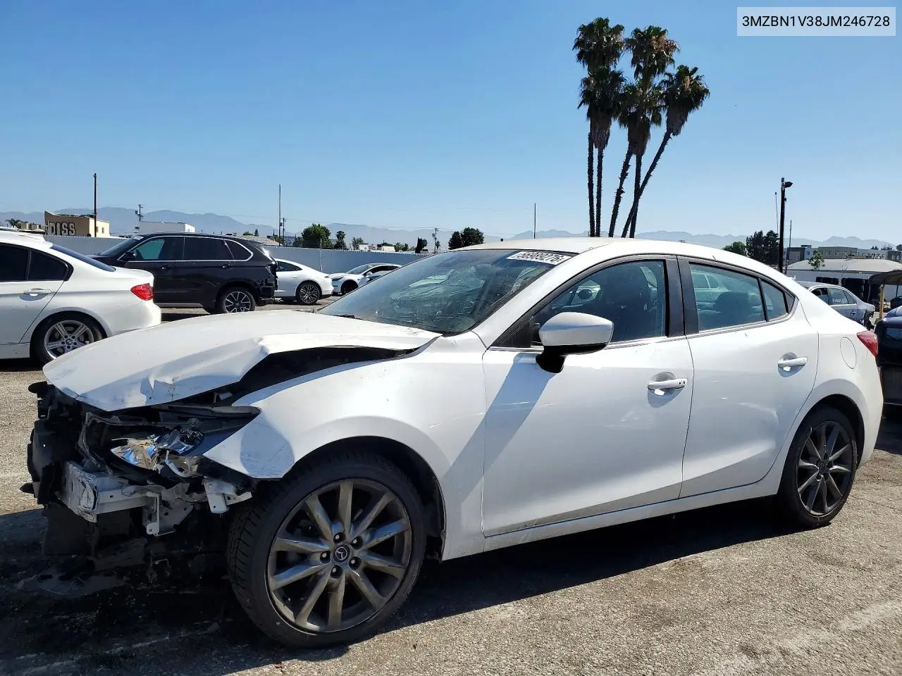 2018 Mazda 3 VIN: 3MZBN1V38JM246728 Lot: 56989276