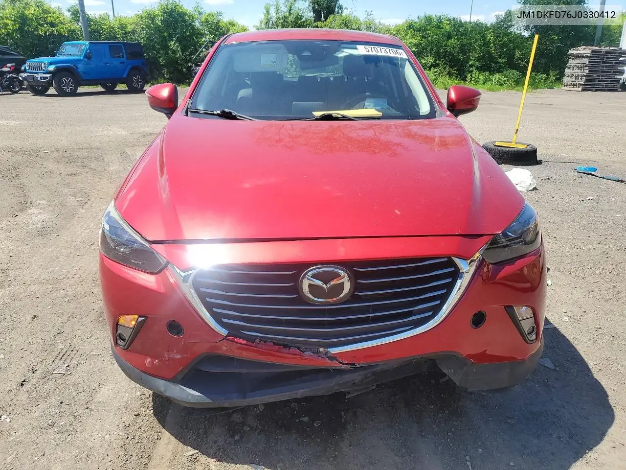 2018 Mazda Cx-3 Grand Touring VIN: JM1DKFD76J0330412 Lot: 57073706