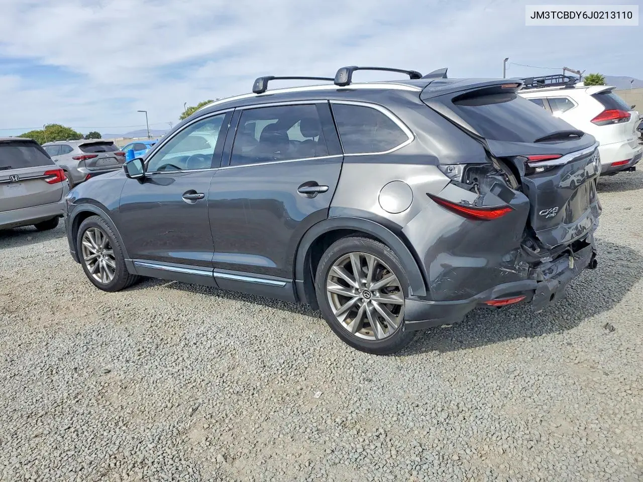 2018 Mazda Cx-9 Grand Touring VIN: JM3TCBDY6J0213110 Lot: 57074156