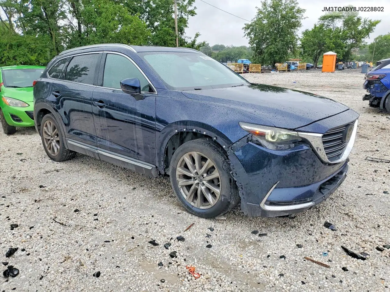 2018 Mazda Cx-9 Grand Touring VIN: JM3TCADY8J0228802 Lot: 58000126