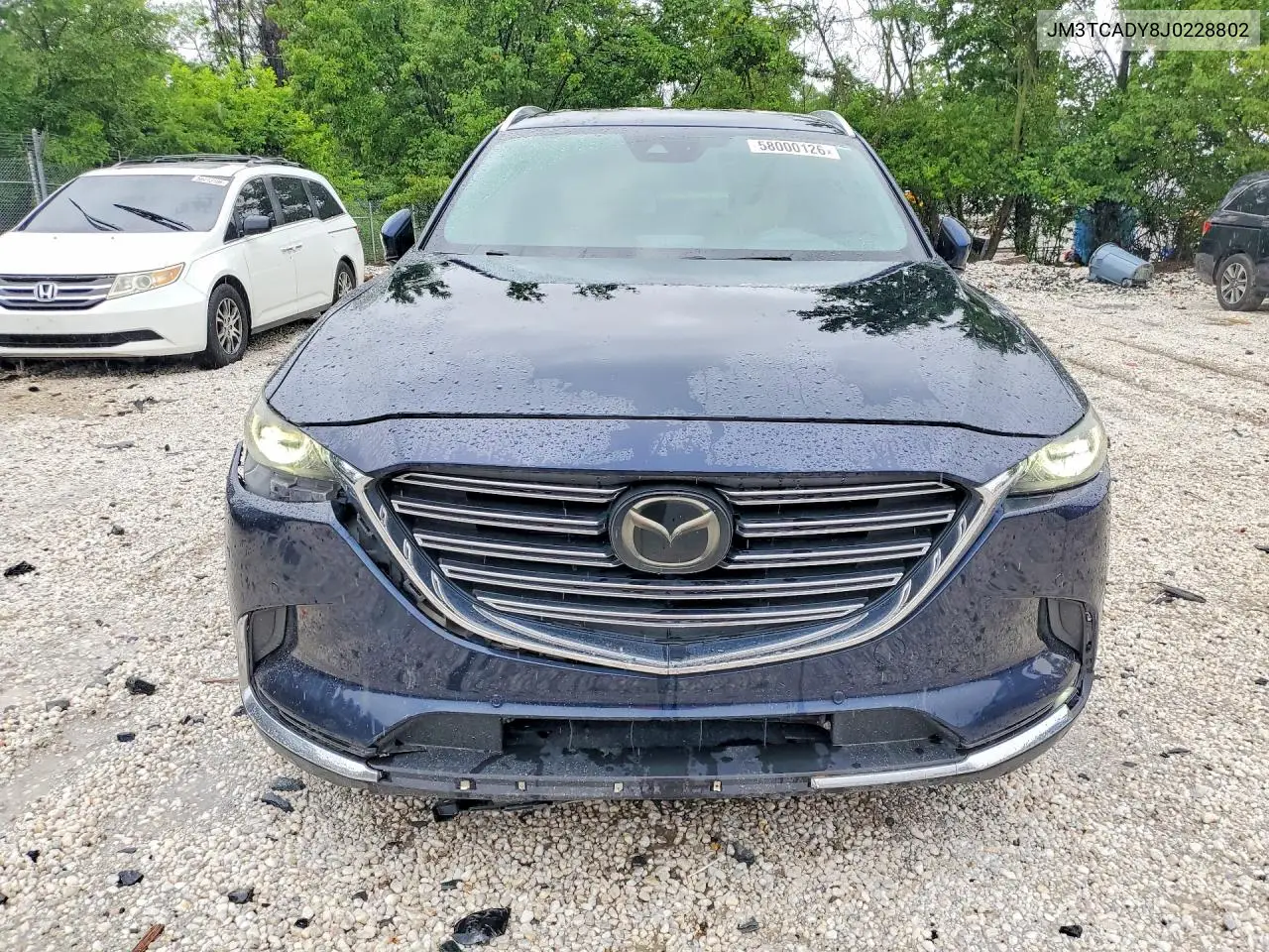 2018 Mazda Cx-9 Grand Touring VIN: JM3TCADY8J0228802 Lot: 58000126